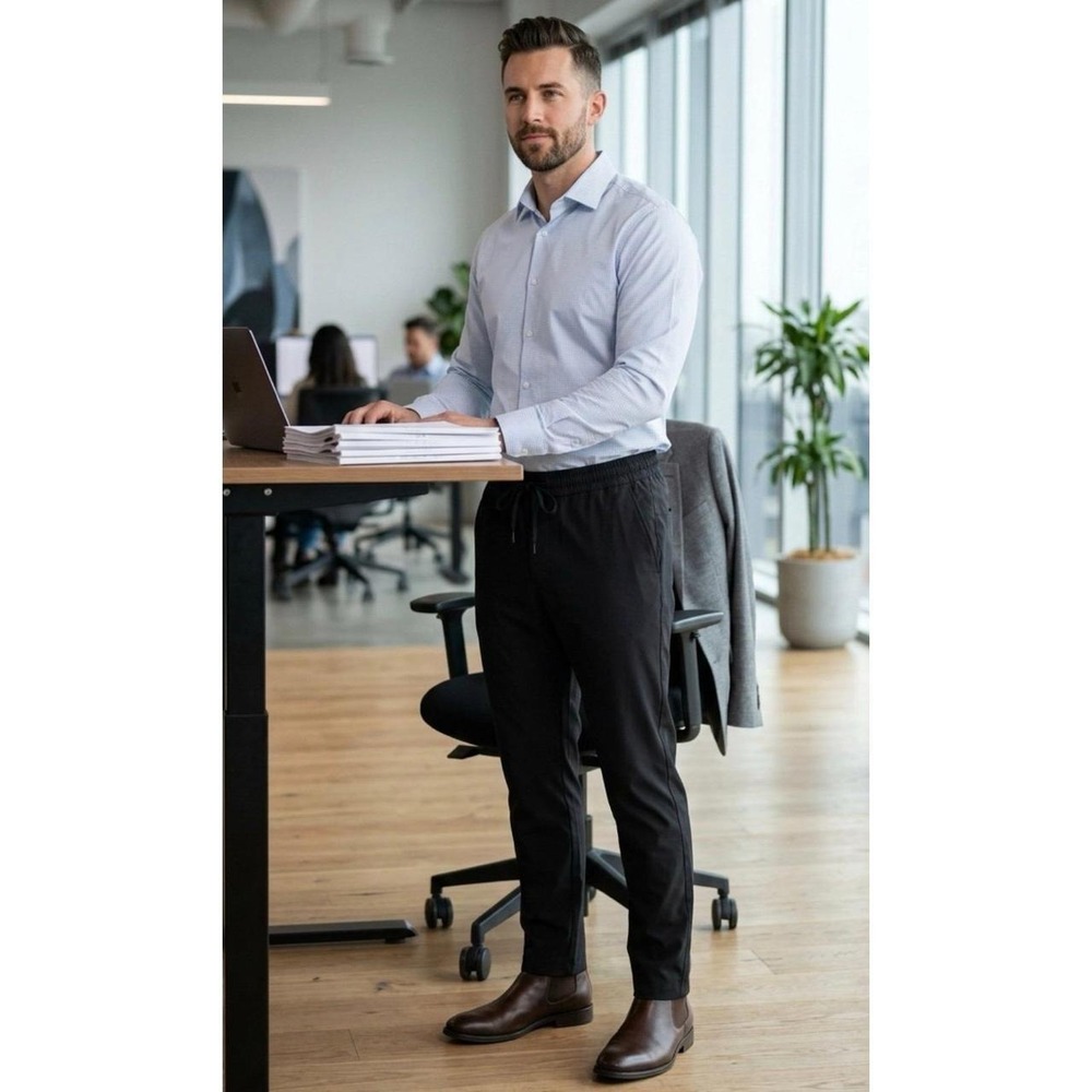 Stylus Black Casual tech pants size Meduim